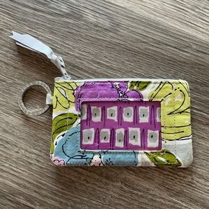 Vera Bradley ID Coin Purse in Watercolor - *Retired Pattern*